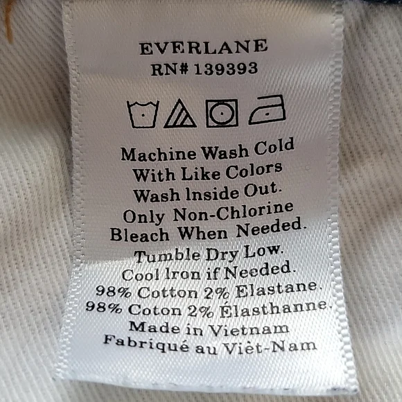 Everlane Mid Rise Ankle Jeans RN# 139393 Size 25 - Picture 9 of 10